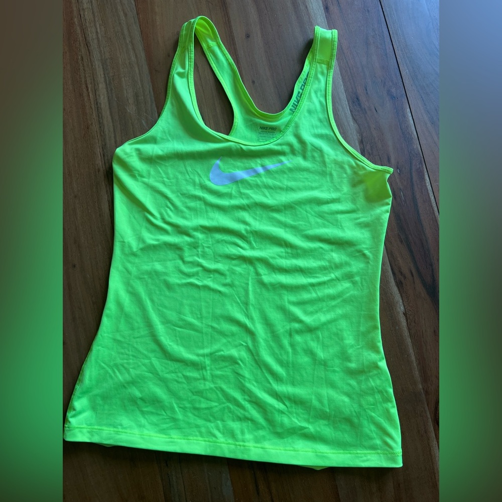 Nike Women's Bright Yellow Tank Top
